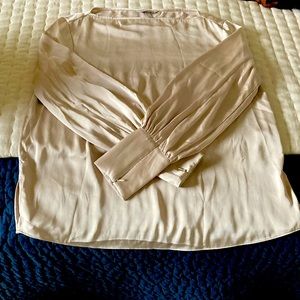 H&M champagne blouse